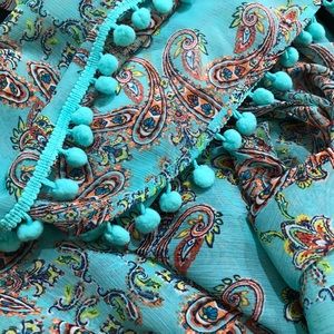 BLEU Rod Beattie Pool Multi Coverup Caftan size S